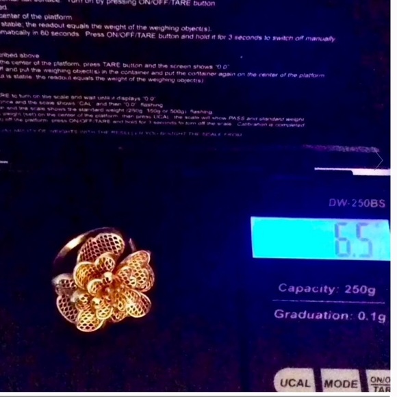🌺 VINTAGE 14k HIBISCUS MESH RING/FINAL REDUCTION PRICE $400….. - Picture 7 of 8